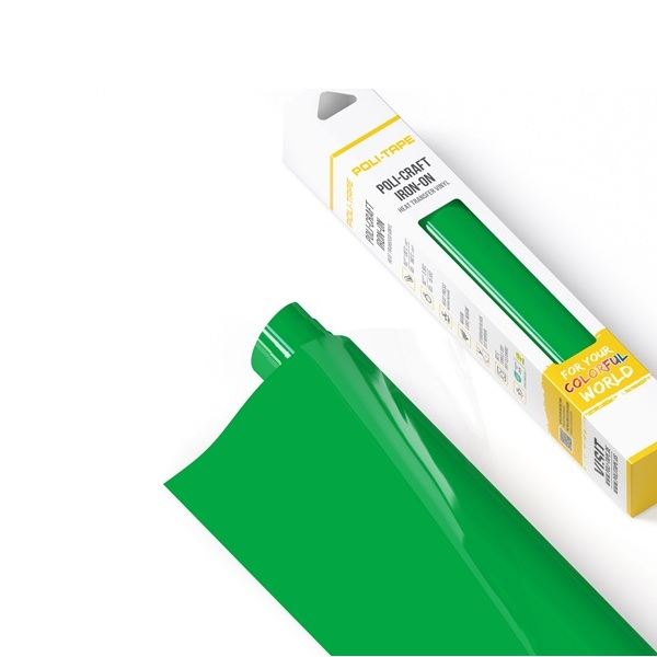 Rollo 30,5x122 cm film transferencia textil Poli-Tape Verde