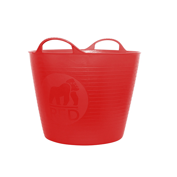Capazo mediano Gorilla Tub 26L Ø39 cm rojo