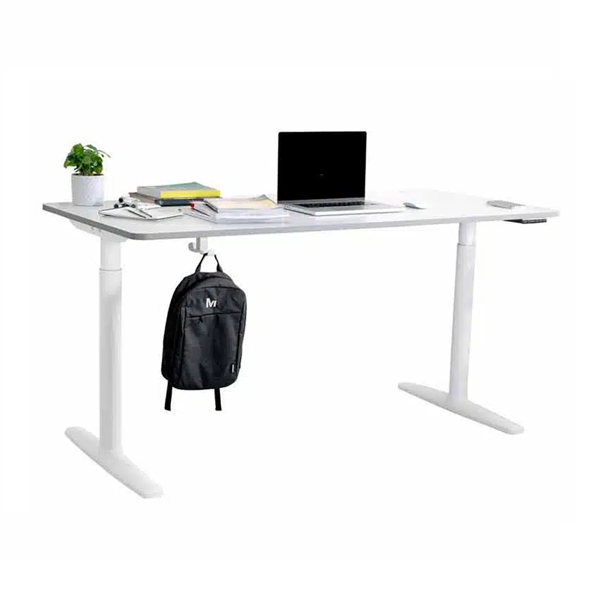 Mesa elevable TONA 160x80 cm. Blanca